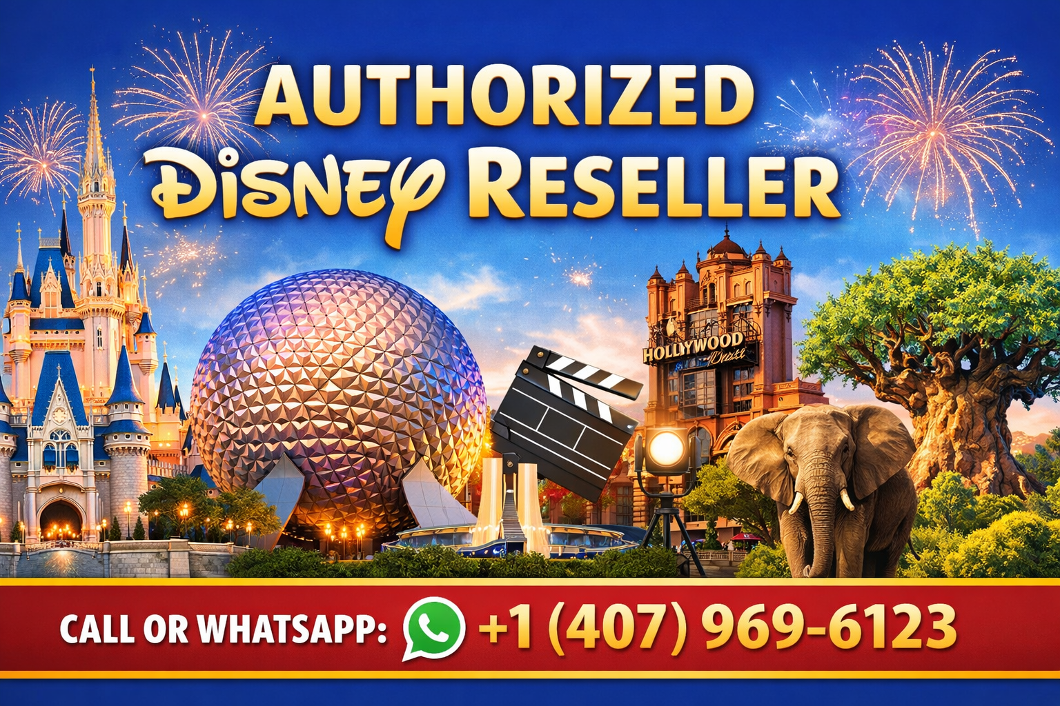 1 Day Theme Park Ticket Disney